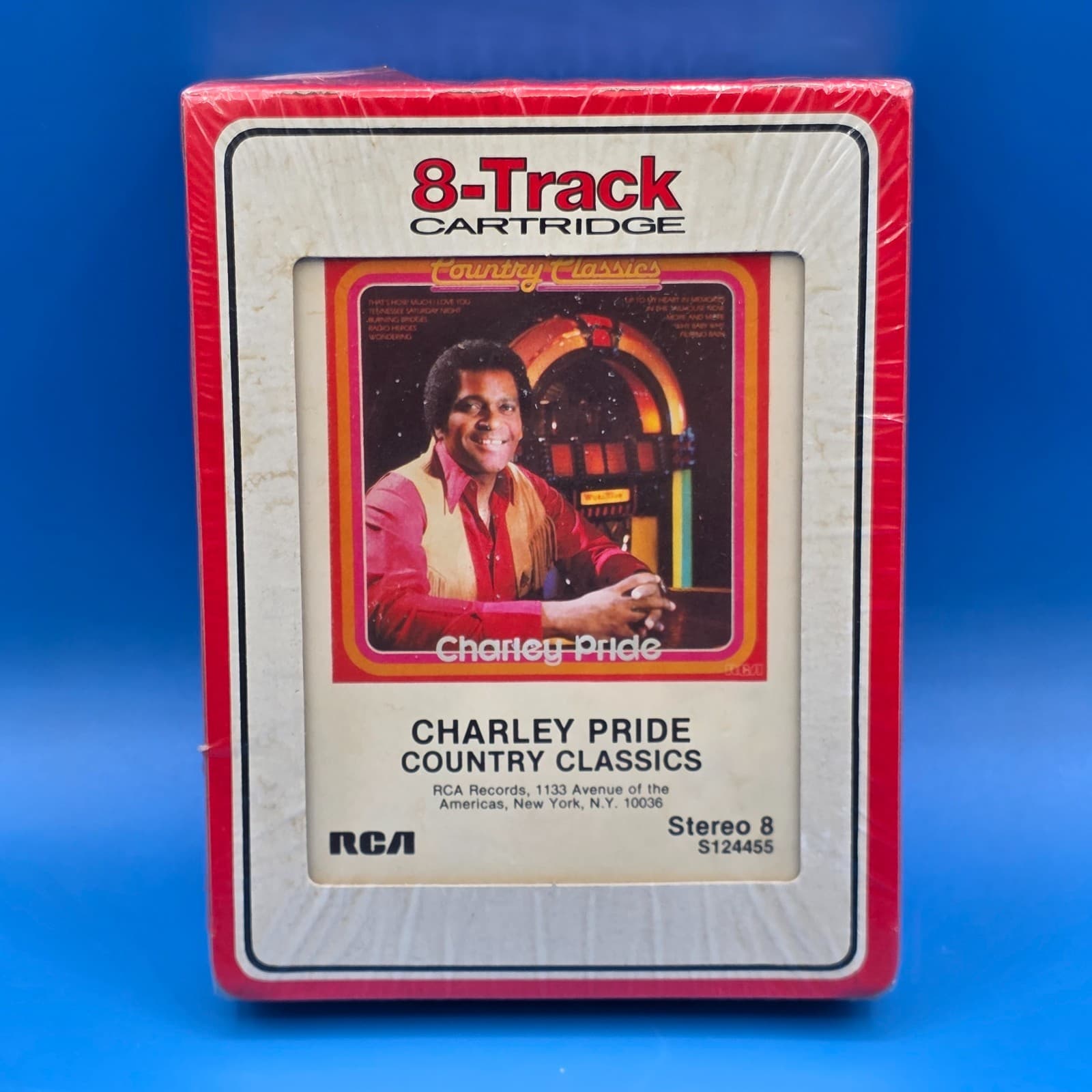 Charlie Pride Country Classics 8 Track Tape New