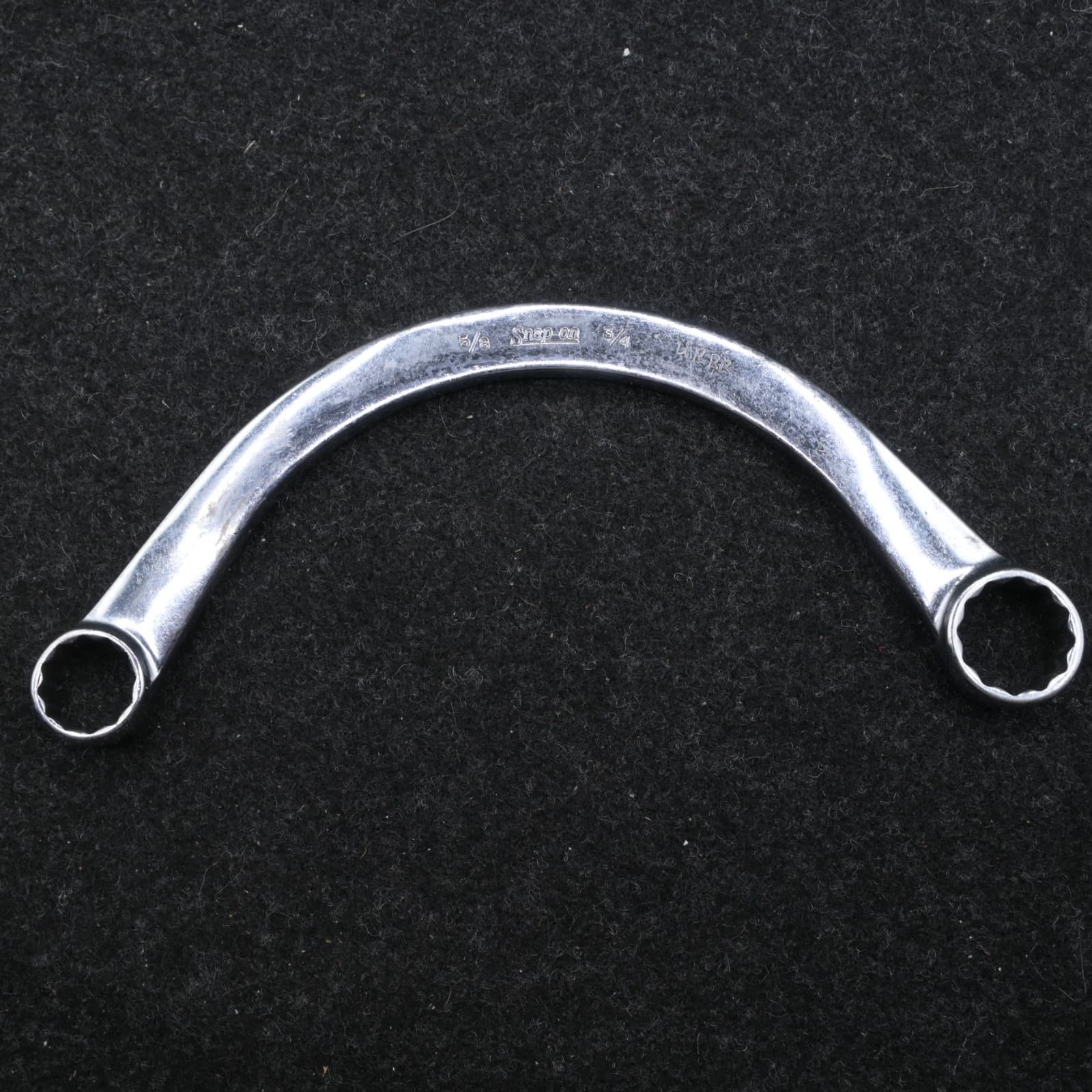 Snap-On Half Moon Wrench 5/8" 3/4" CX2024 12 Pt Sold As Pictured Mechanic Tool