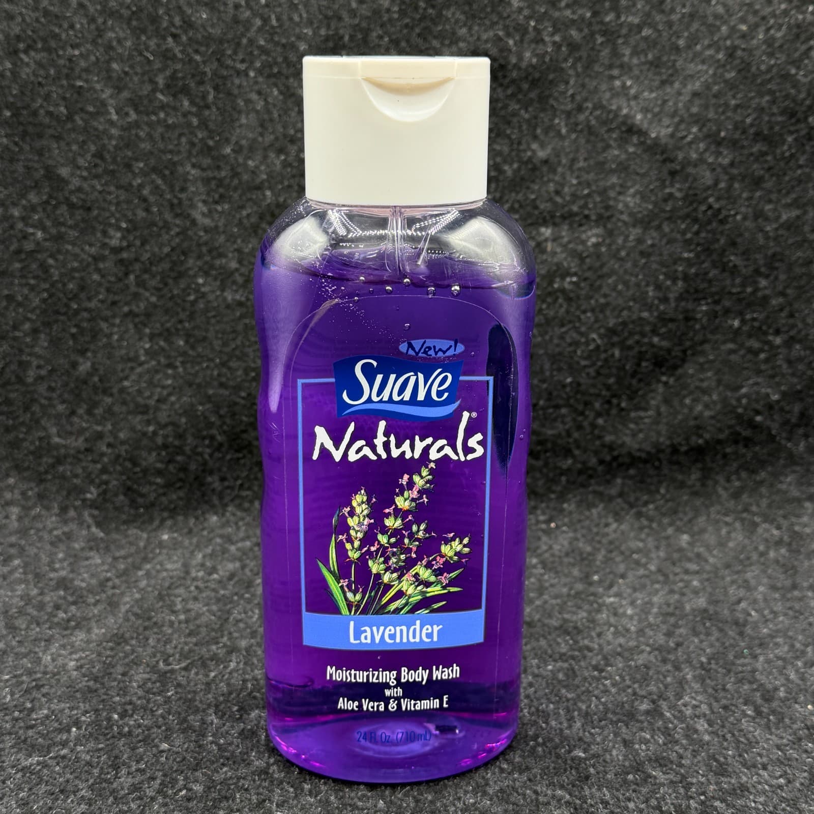 Vintage Suave Naturals Body Wash Lavender 24 fl oz Old Stock