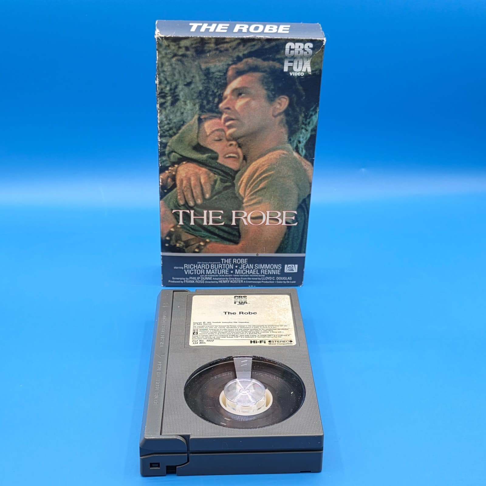 THE ROBE- 1987 Richard Burton, Jean Simmons- BETA Betamax Tape