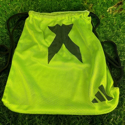 DRAWSTRING BACKPACK FOR Adidas X Ghosted FG soccer cleats solar yellow FW6911