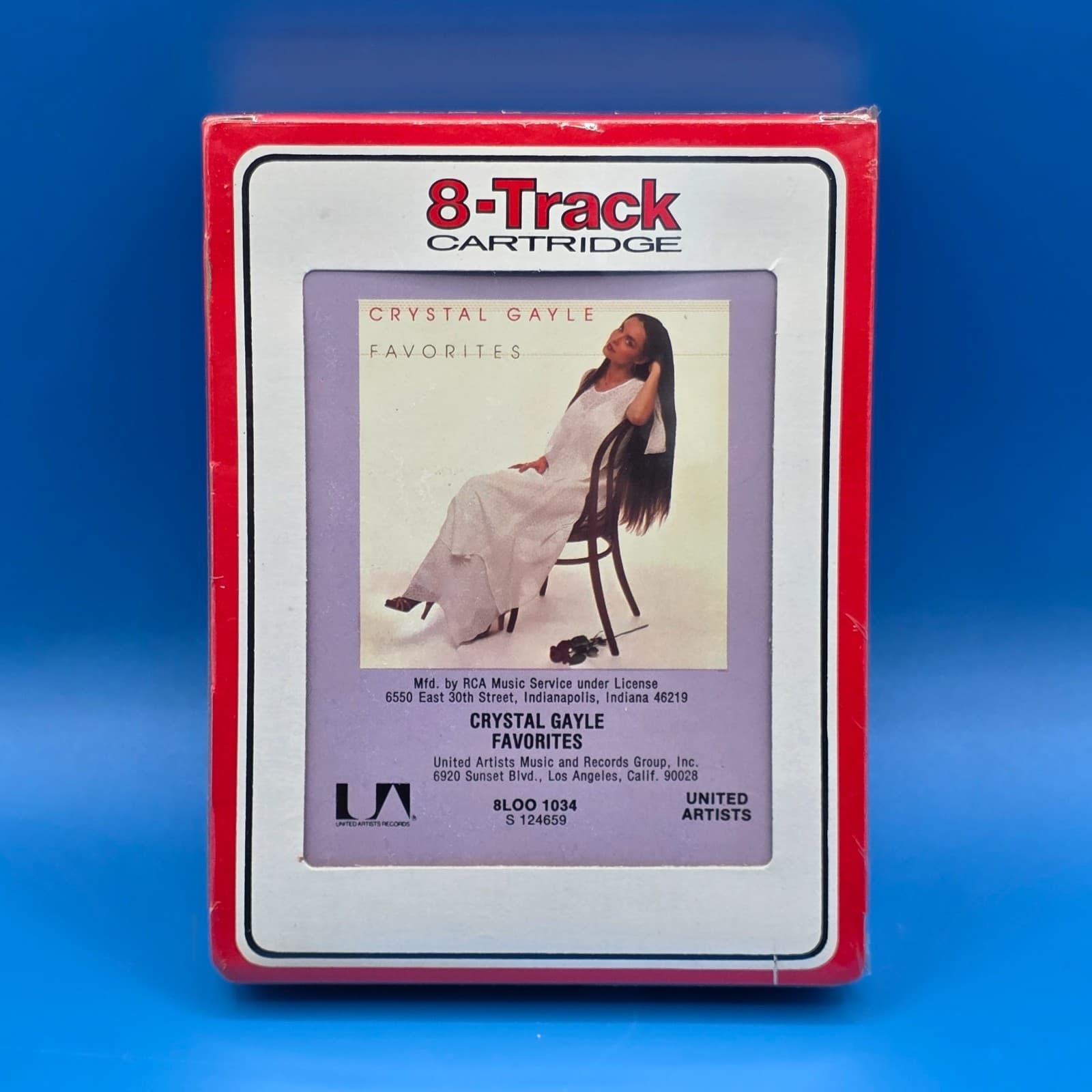 Crystal Gayle Favorites 8 Track Tape SL00124659 Still Sealed
