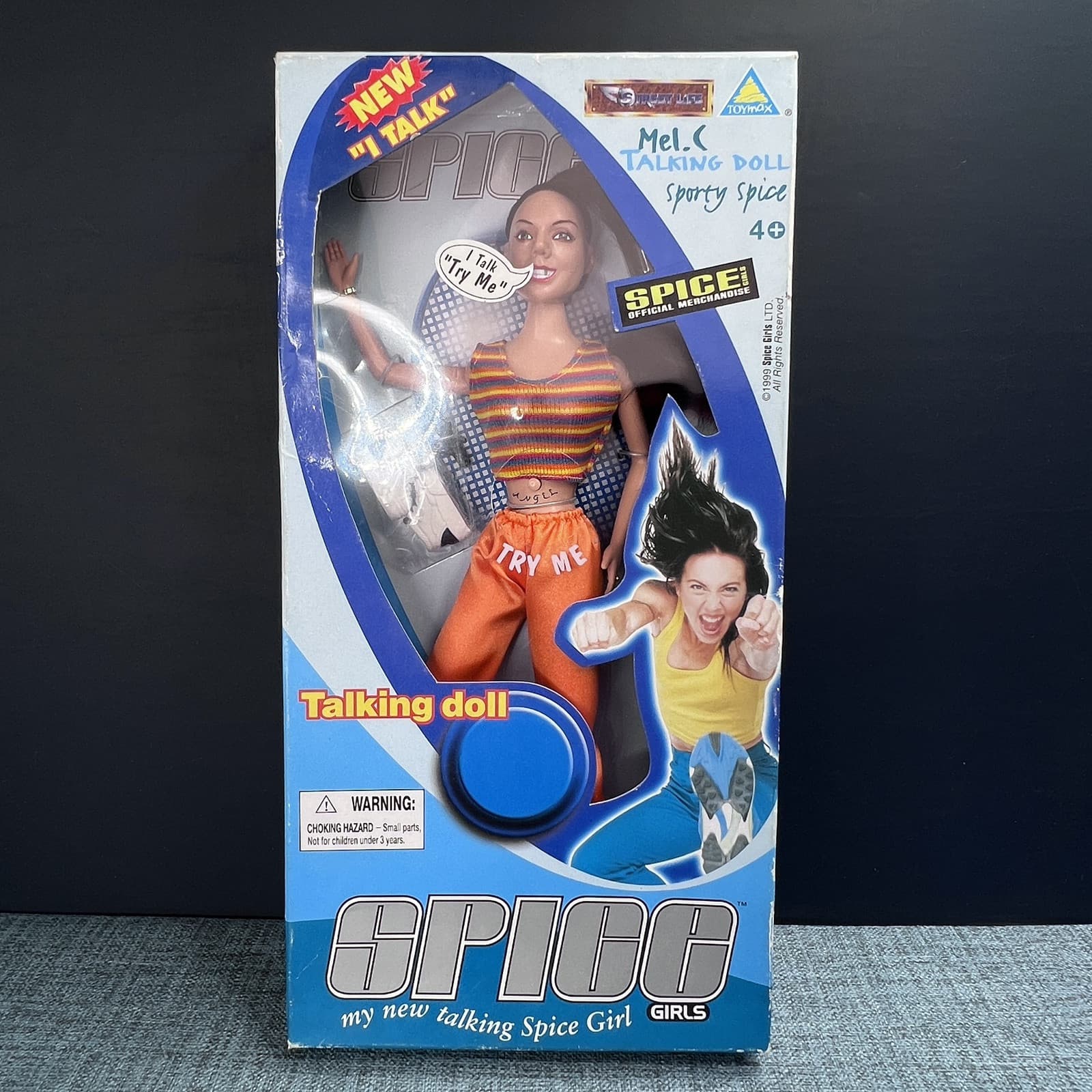 Vintage Spice Girls TALKING SPORTY SPICE Sporty Spice Mel C Doll 1999