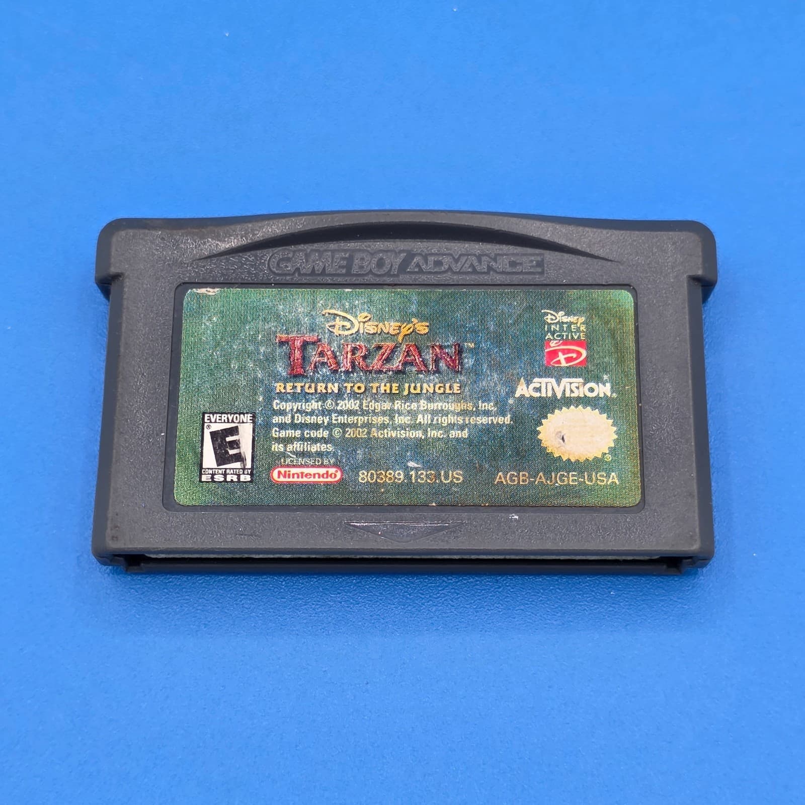 Disney Tarzan Return to the Jungle Nintendo Gameboy Advance Authentic Tested