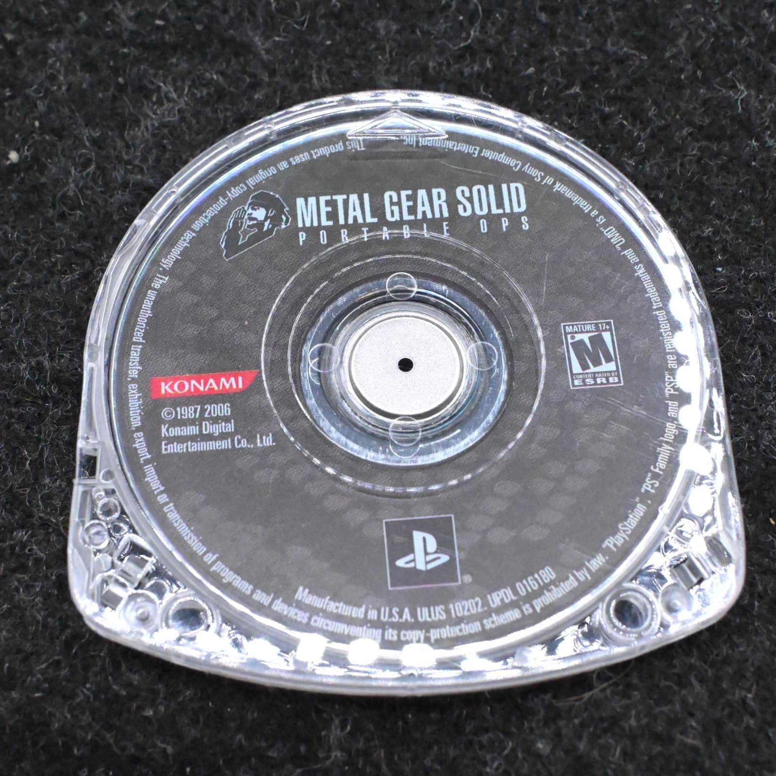 Metal Gear Solid: Portable Ops Sony PSP Video Game *Disc Only*