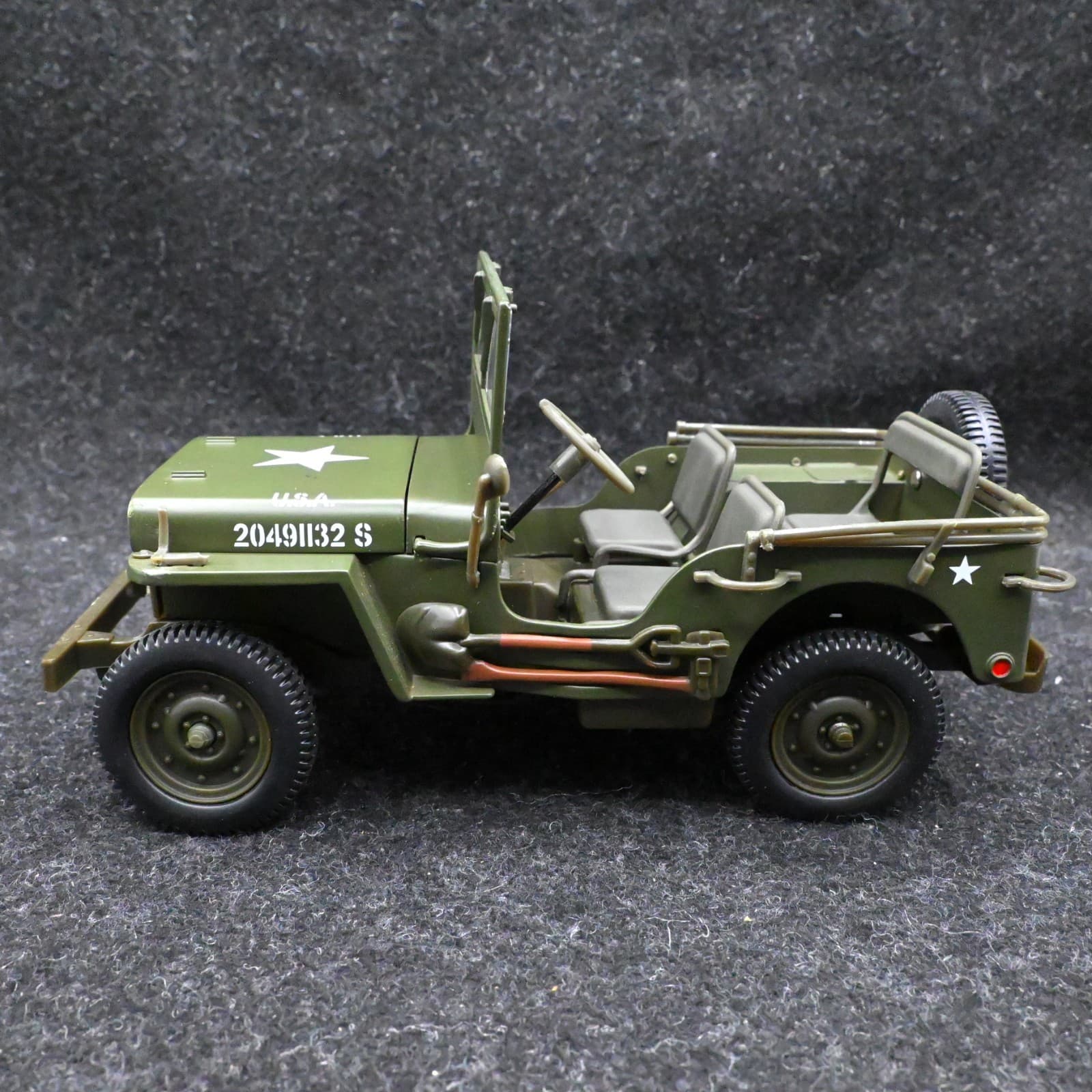 1:18 Scale Gate Willy's Jeep U.S.A. Military Transport
