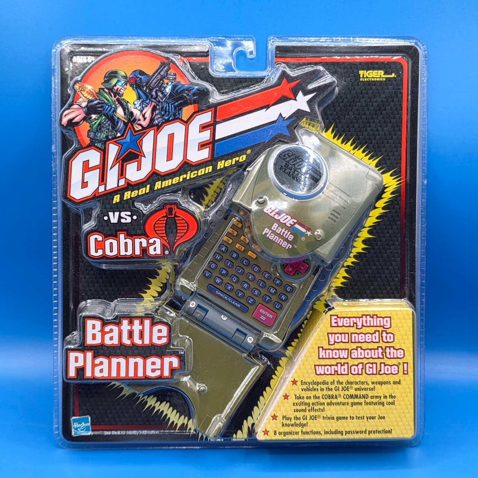GI Joe vs. Cobra Battle Planner Tiger Electronics 2002 Vintage Sealed!