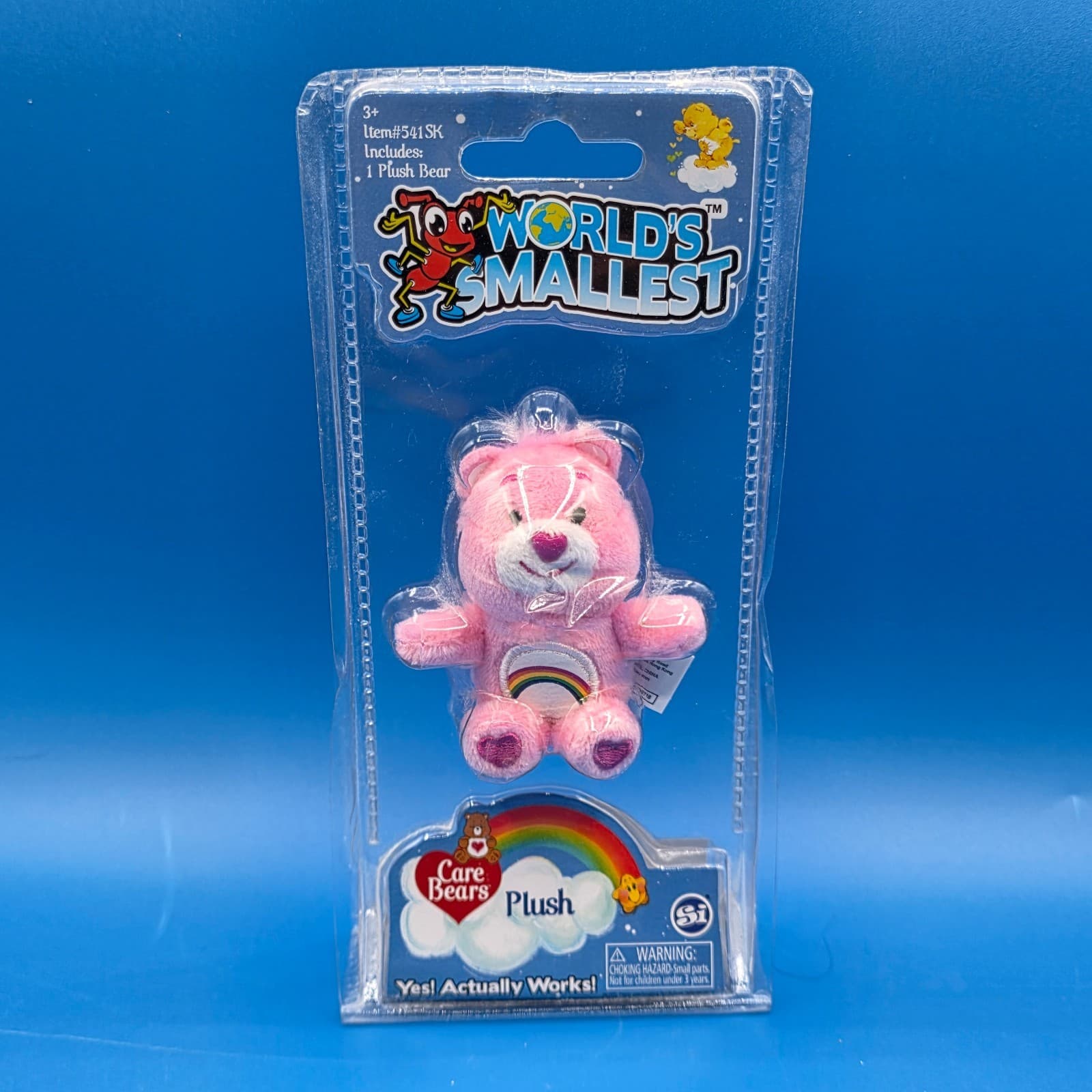 World’s Smallest Care Bear Cheer Bear Plush NEW