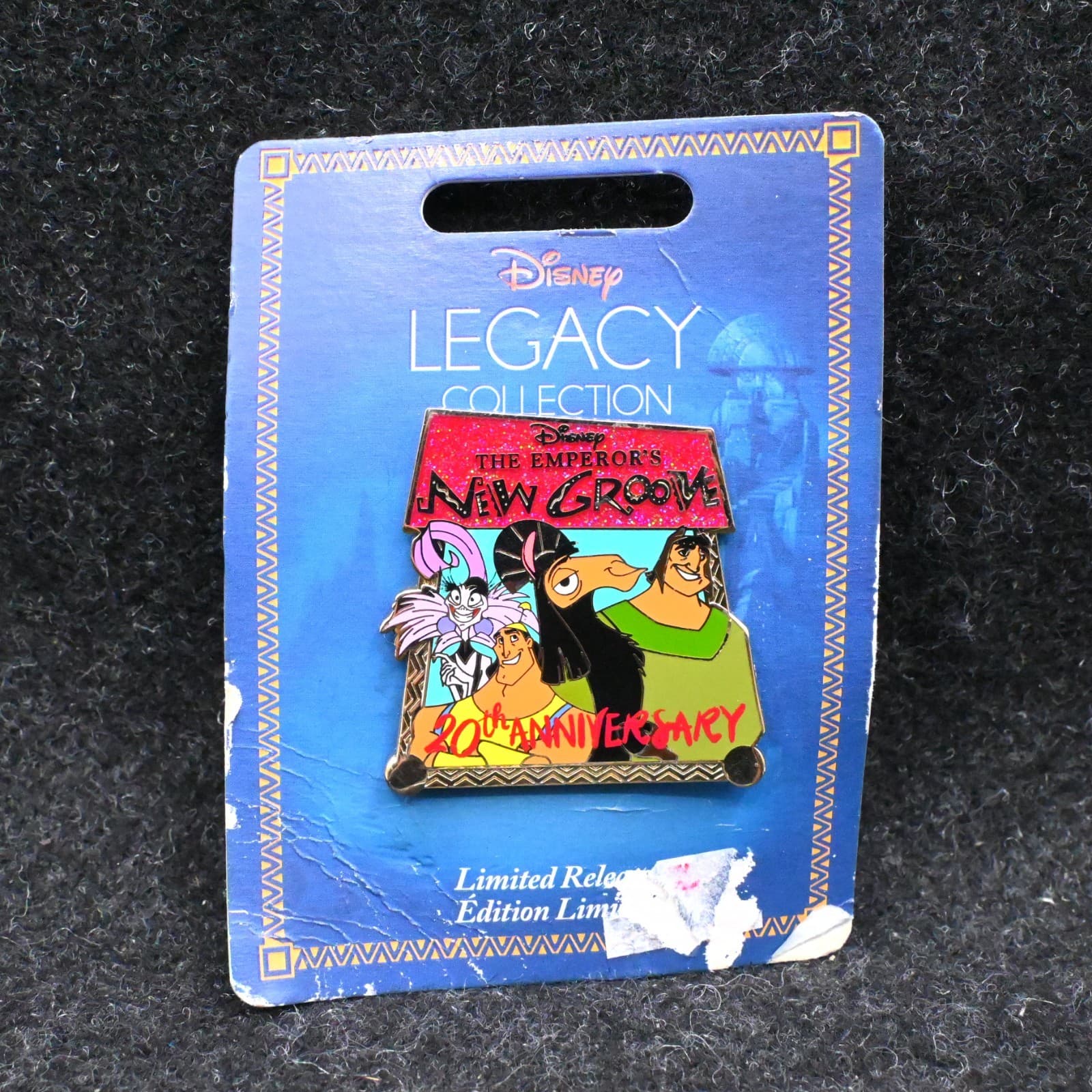 Disney Legacy Collection Emperor’s New Groove 20th Anniversary Pin