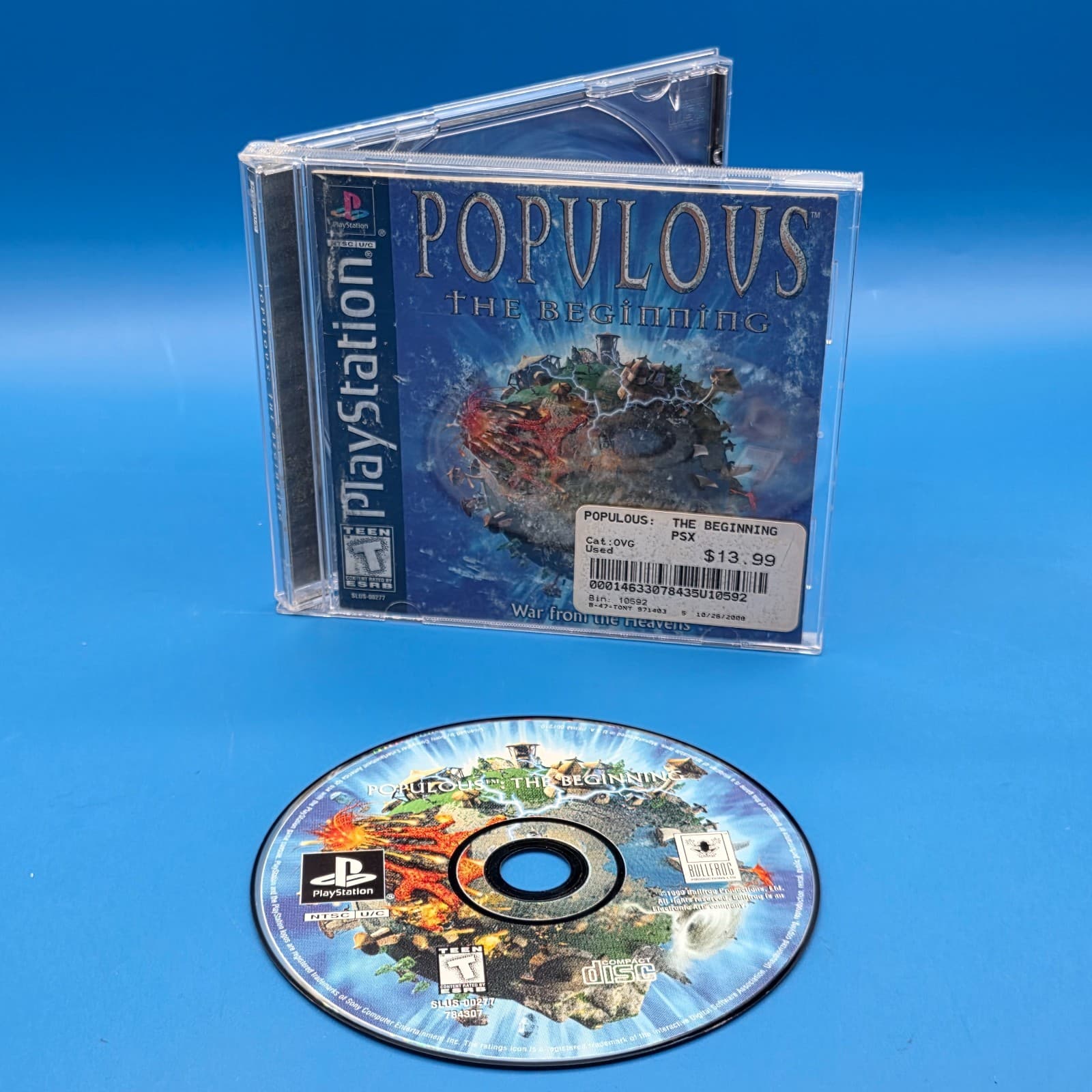 Populous: The Beginning PS1 (Sony PlayStation 1, 1999)