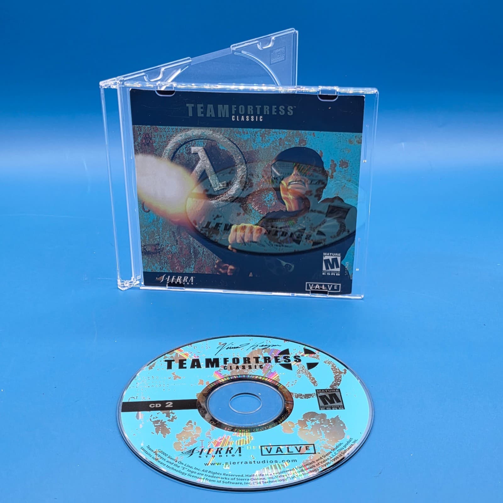 Team Fortress Classic Tribes 2 Shooter Game PC CD 2000 Sierra