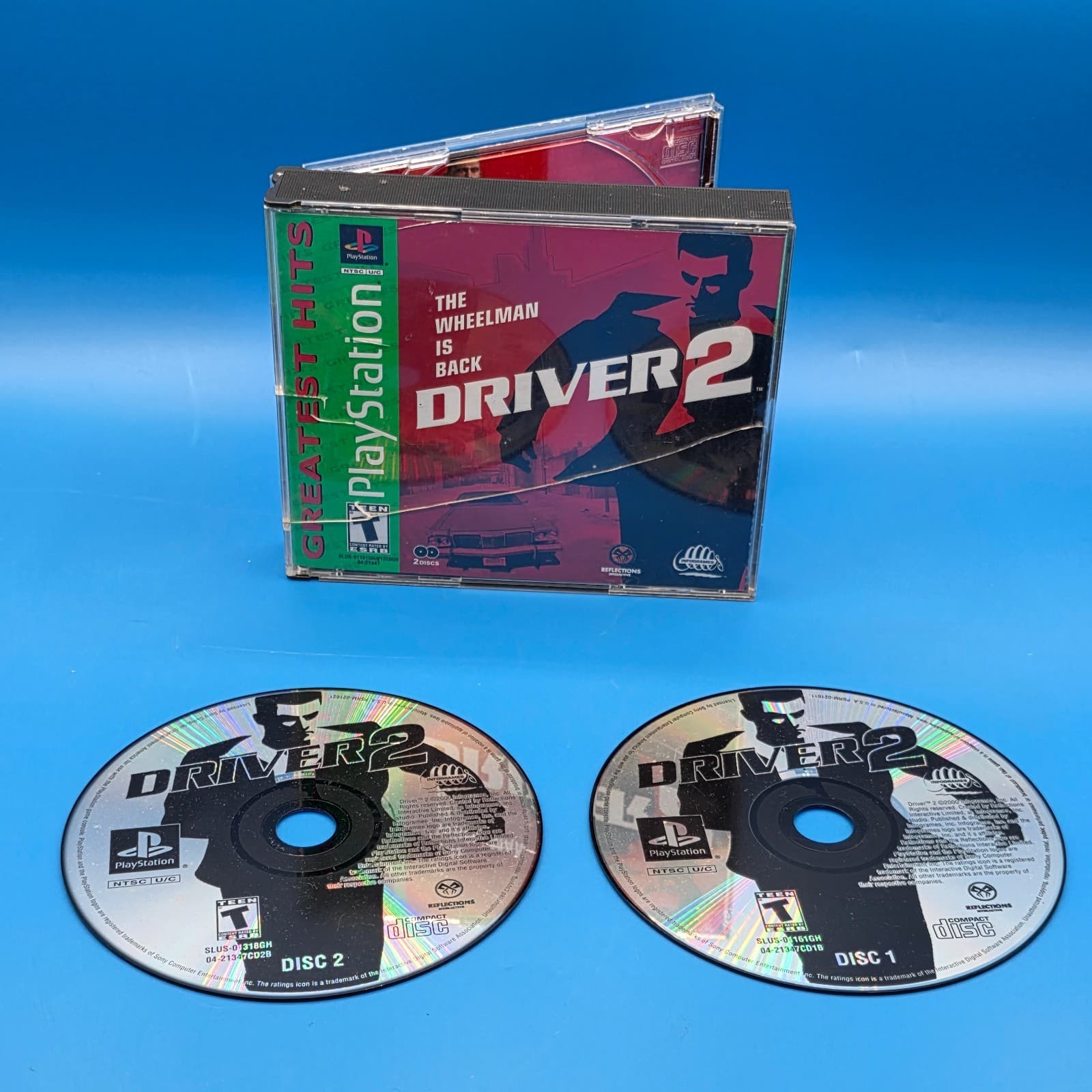 Driver 2 Playstation PS1 Complete CIB -Greatest Hits -Tested