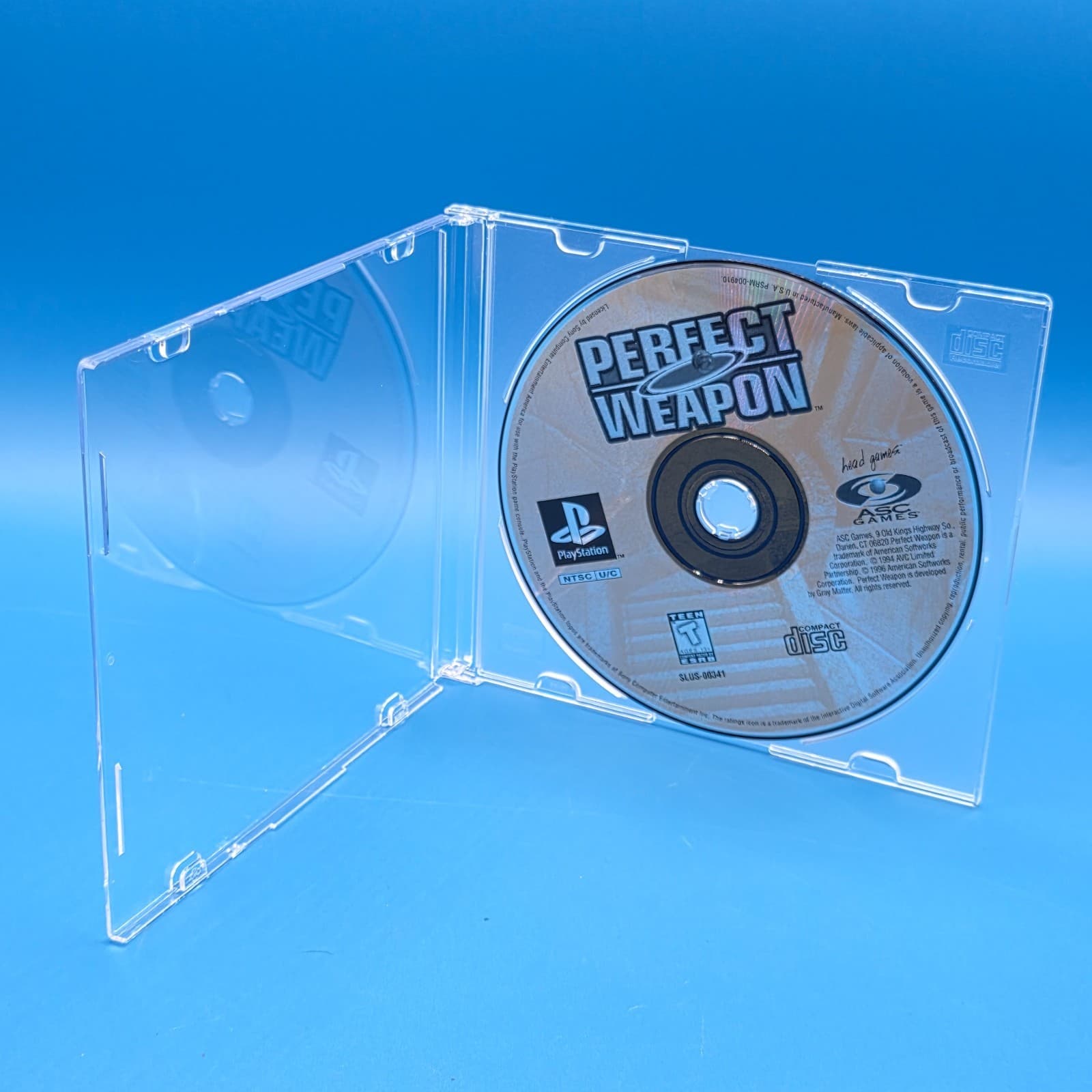 Perfect Weapon (Sony PlayStation 1, 1996) Disc Only