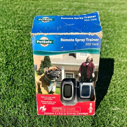 OPEN BOX PetSafe 300 Yard Remote Spray Trainer - PDT00-16395 With 2 Cartridges