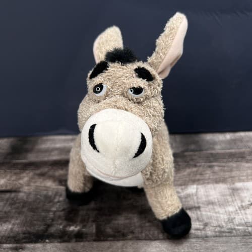 Nanco Shrek 2 Donkey Plush 9" Stuffed Animal DreamWorks 2004