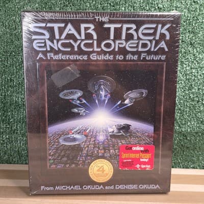 VTG 1997 PC Big Box Star Trek Encyclopedia CD-ROM New & Factory Sealed