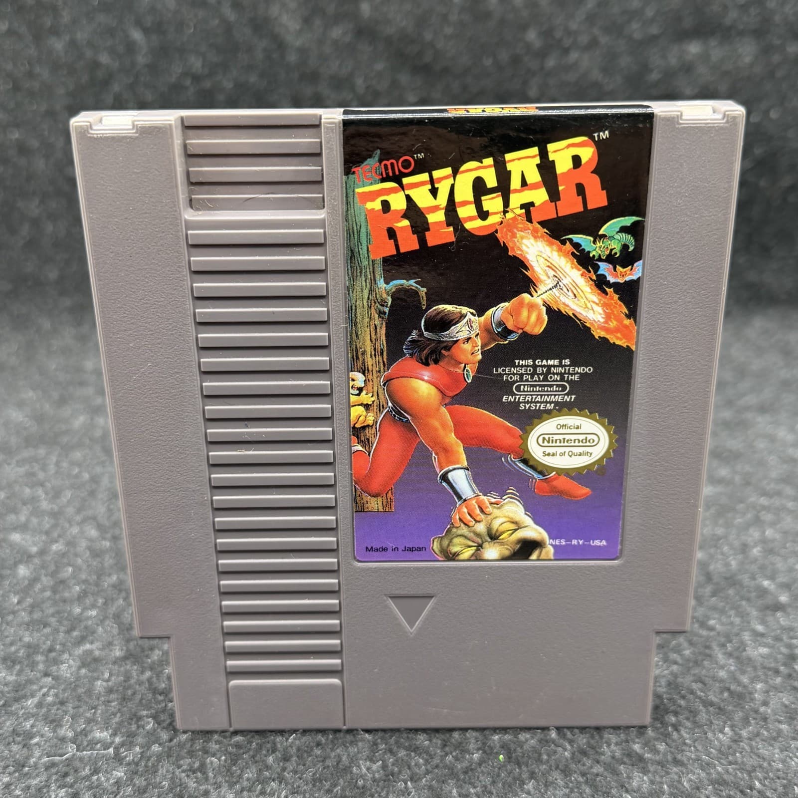 Rygar (Nintendo NES, 1987, Tecmo) – Authentic Cartridge Only – Tested & Working