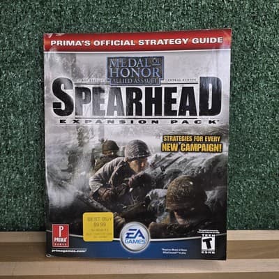 Medal of Honor:Allied Assault Spearhead Prima Official Strategy Guide Book ONLY