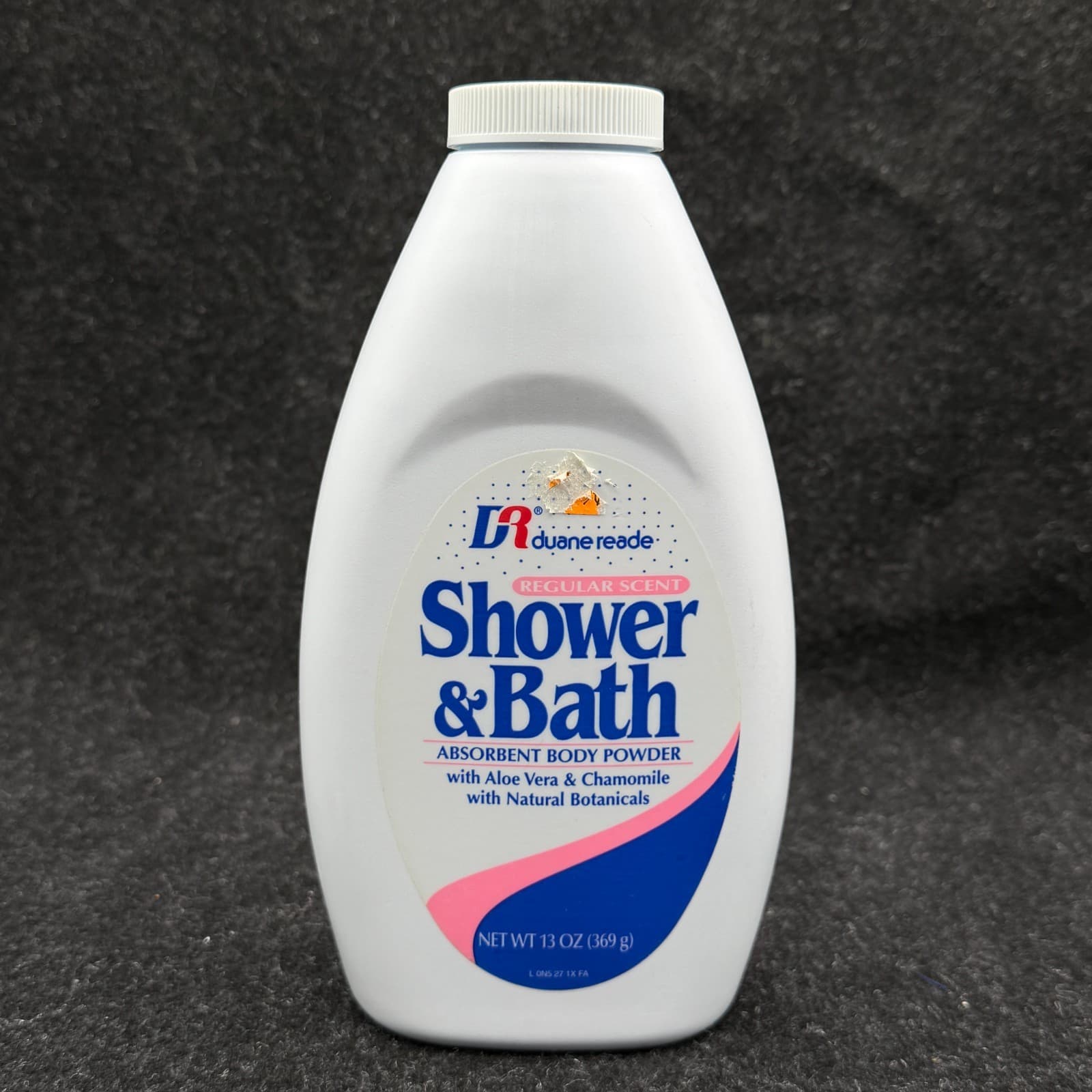 VTG Duane Reade Regular Scent Shower & Bath Absorbent Body Powder 13oz TALC