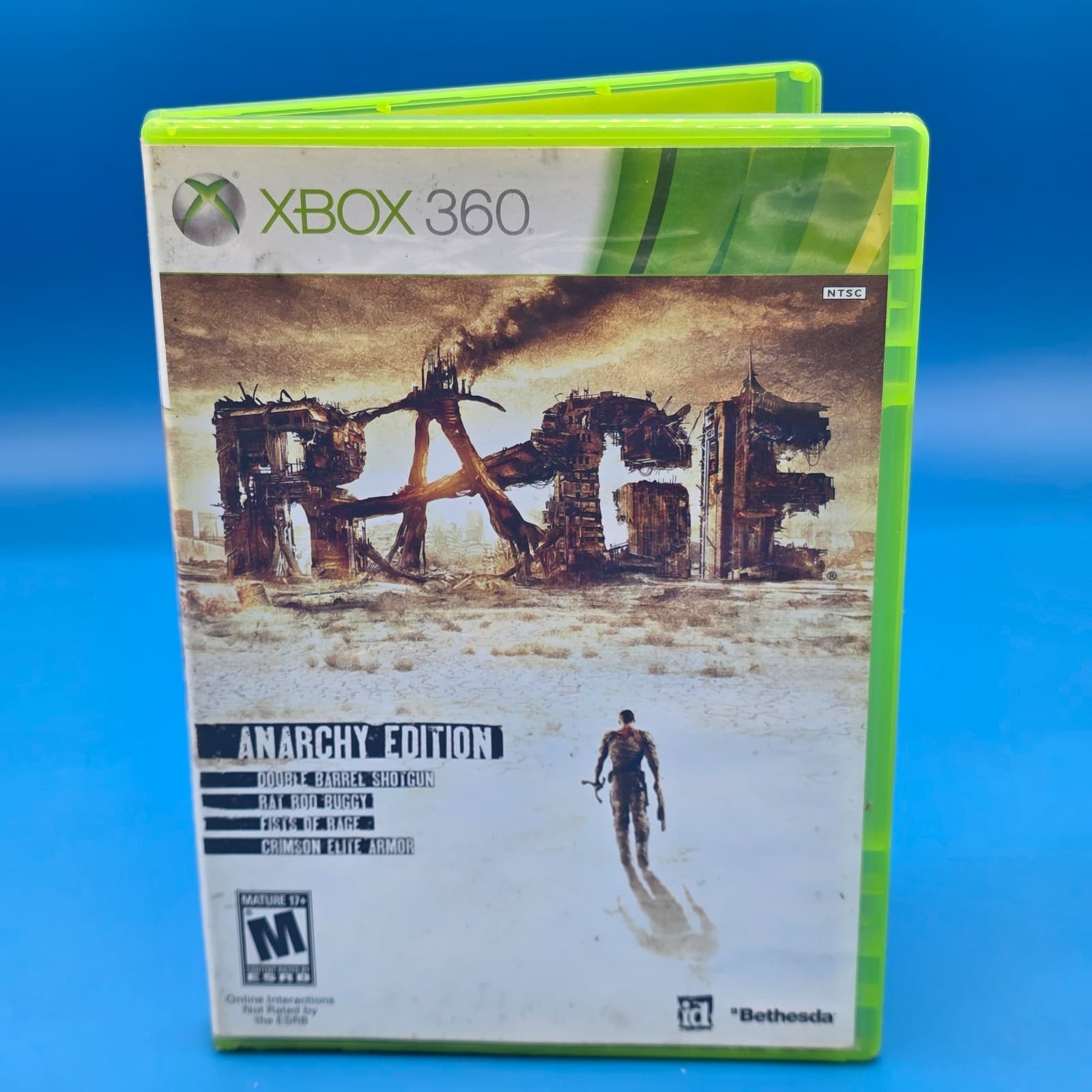 Rage (Microsoft Xbox 360, 2011) Complete with Manual CIB