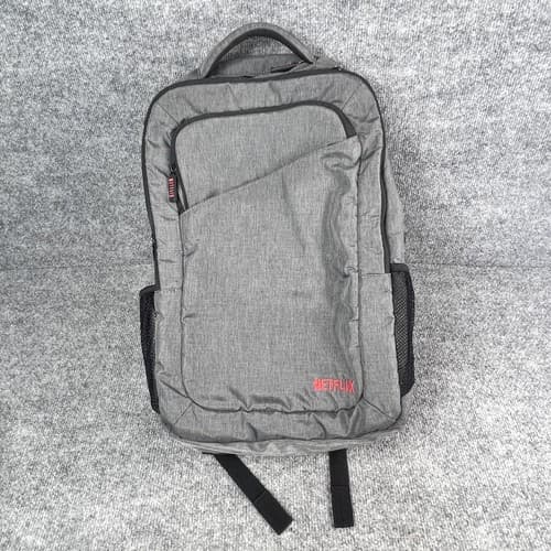 Vessel Netflix Promo Sponsored Event Gray Padding Waterproof Backpack RARE