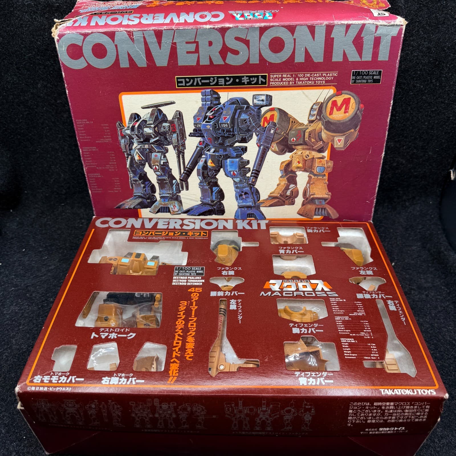 80's Takatoku Japan Macross 1/100 Destroid Conversion Kit NMIB Robotech