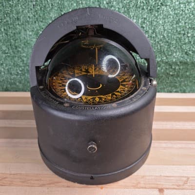 *FOR PARTS OR REPAIR* Kelvin White Constellation Binnacle Compass CB 9060