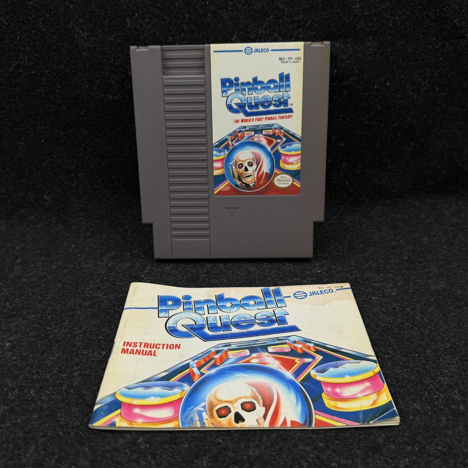 Pinball Quest (Nintendo Entertainment System, NES, 1990) Manual