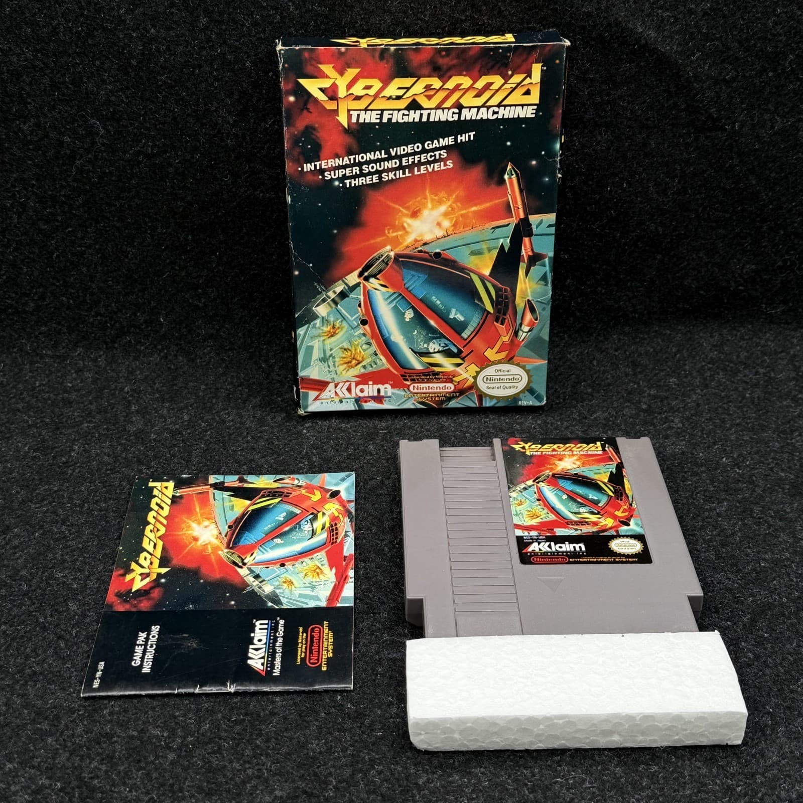 Cybernoid The Fighting Machine Nintendo NES Complete in Box CIB