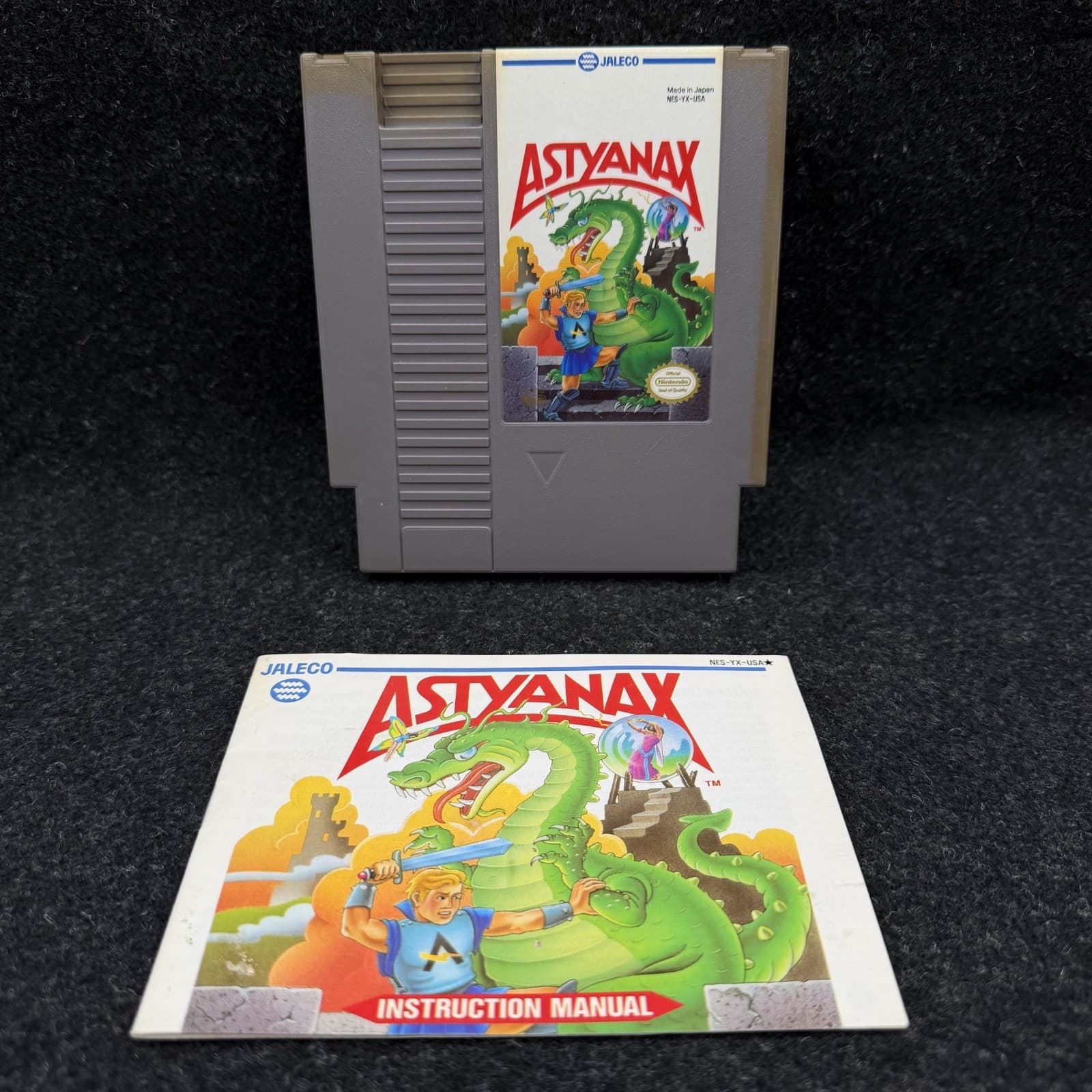 Astyanax (NES) - NES CART AND MANUAL