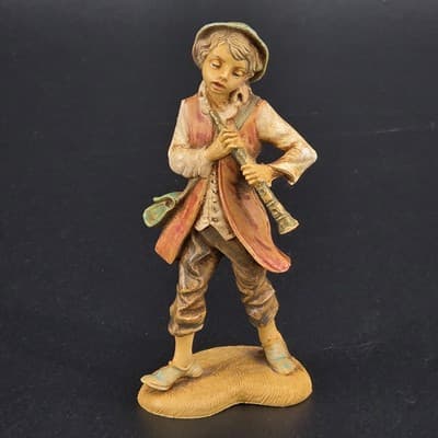 Vintage Fontaine Depose Italy Flute Player Musician 4” #143