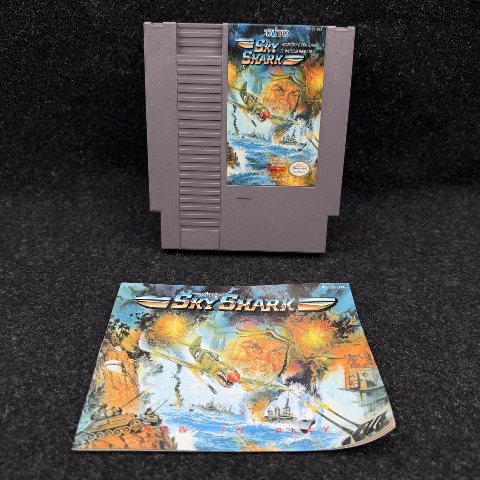 Sky Shark (1989) w/ Manual Nintendo Entertainment System NES Tested
