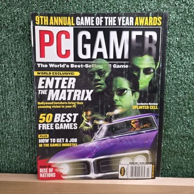 PC GAMER March 2003 Vol. 10 No. 3 magazine ENTER THE MATRIX 9th Annual No Demo