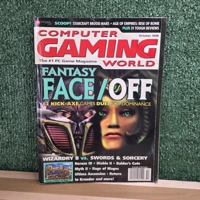 Vintage Computer Gaming World Magazine #171 October 1998 - Fantasy Face / Off