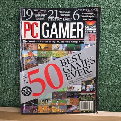 OCT 1998 PC GAMER MAGAZINE VOL 5 NO 10 50 BEST GAMES EVER