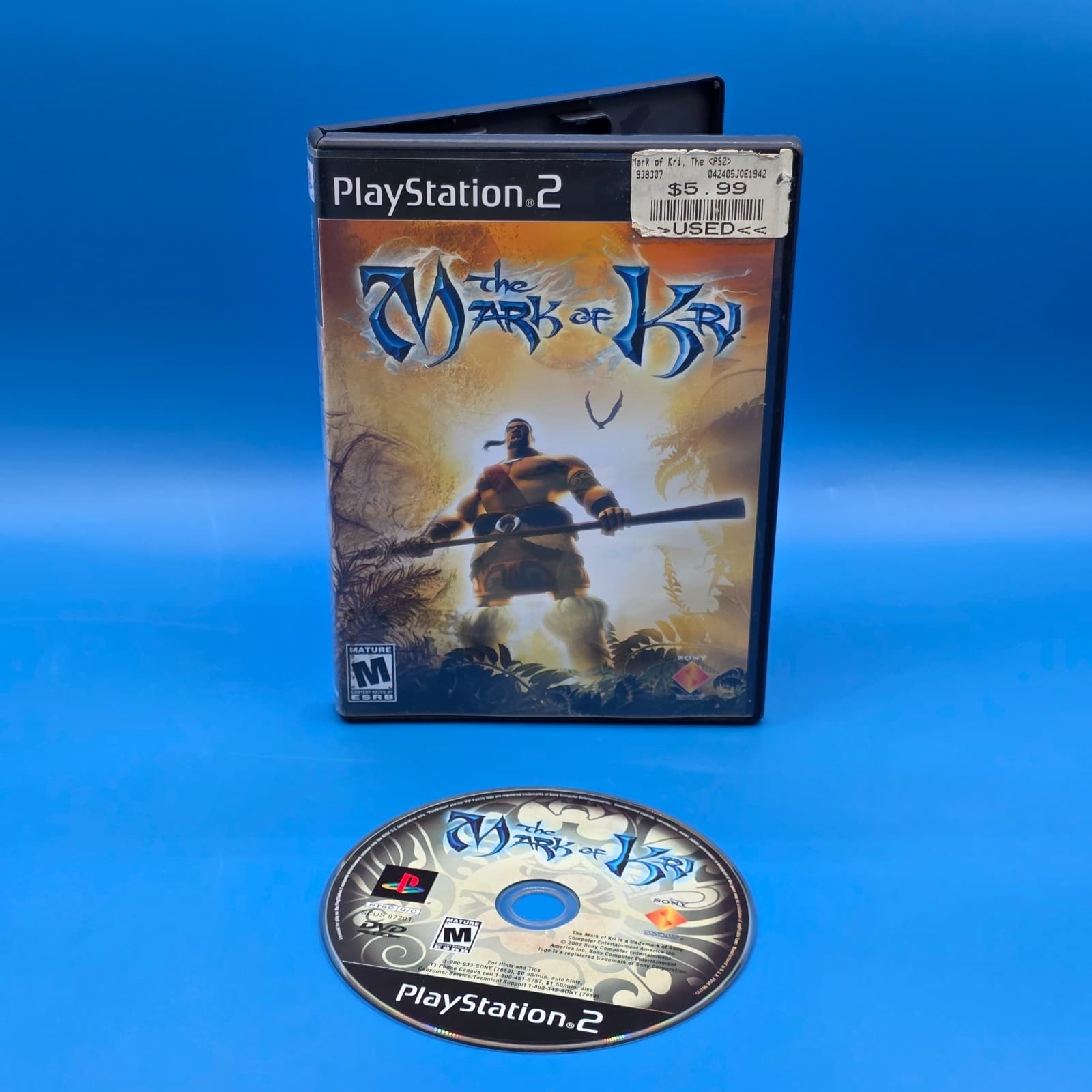 Playstation 2 - PS2 The Mark of Kri No Manual Tested Works