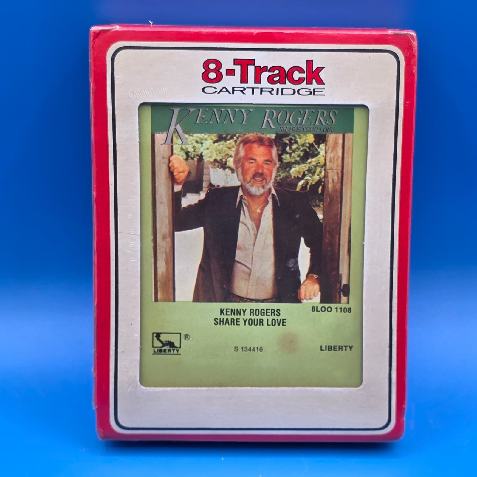 Kenny Rogers Share Your Love S134416 Factory Sealed 8 Track Tape 1981