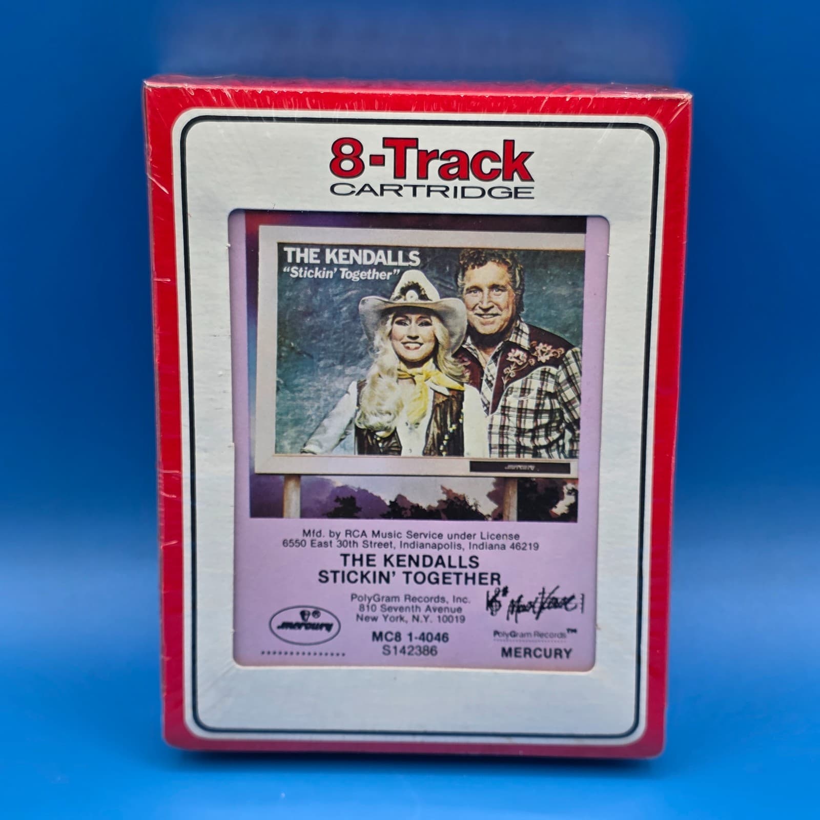 The Kendalls - Stickin' Together 8-Track SEALED Mercury 1982