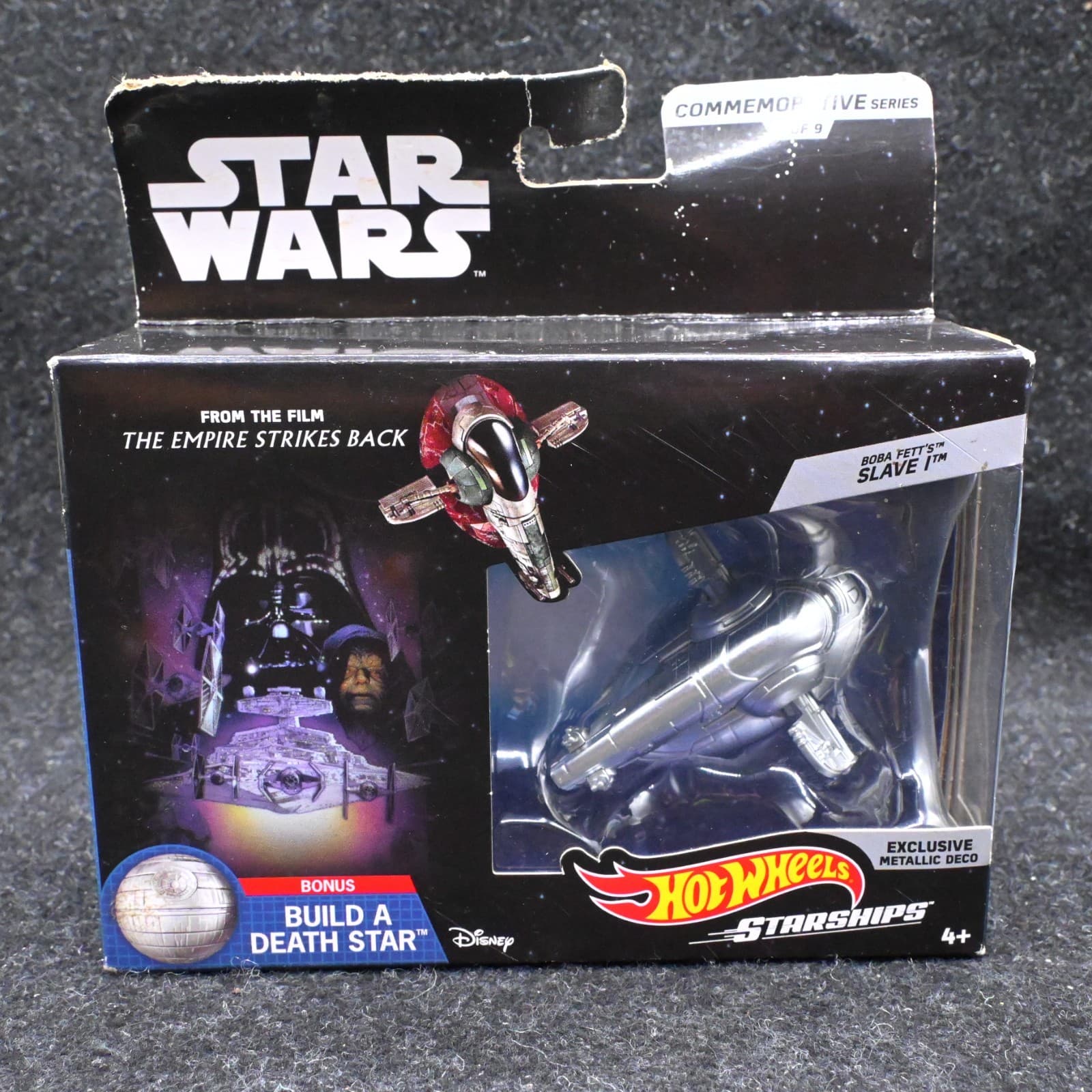 2018 Star Wars Boba Fett Slave 1 Hot Wheels Starships Commemorative Series 5 B