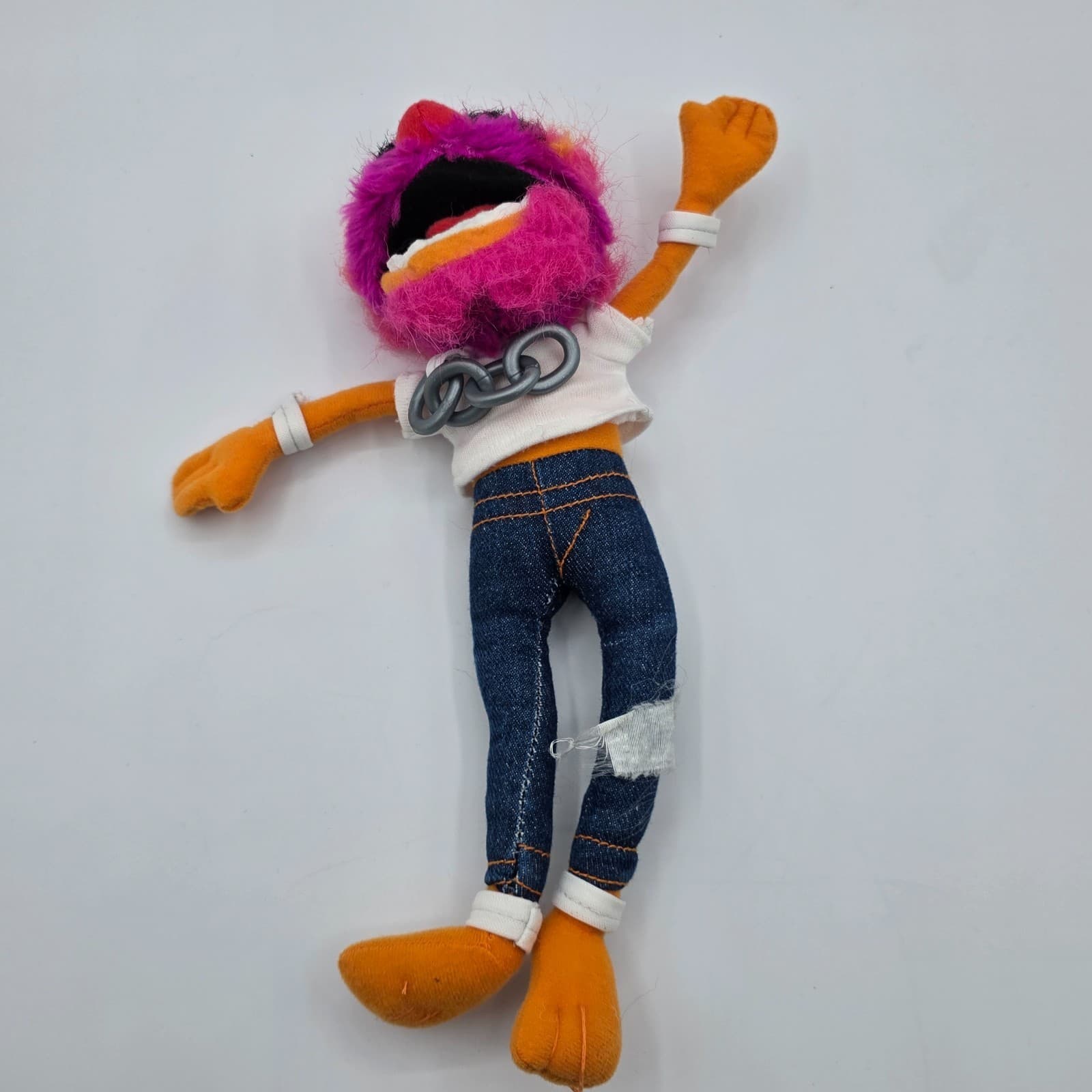 The Muppets Animal 10" Plush Jim Henson Doll Sababa 2004 Collar