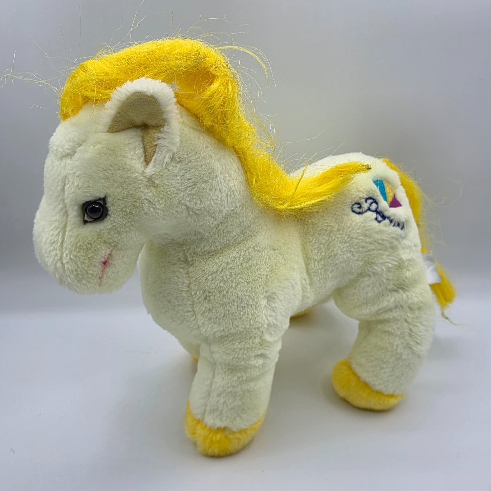 Vintage Commonwealth 9.5" Plush Yellow Pony’s Stuffed Animal Toy