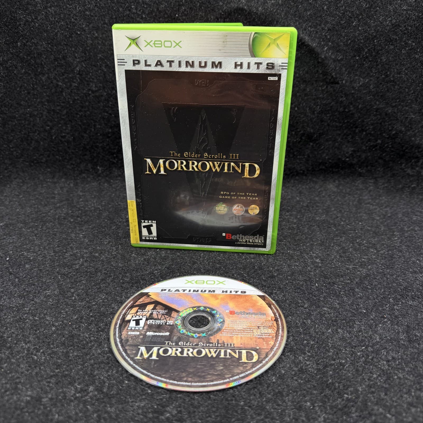Elder Scrolls III: Morrowind Original Xbox No Manual Tested