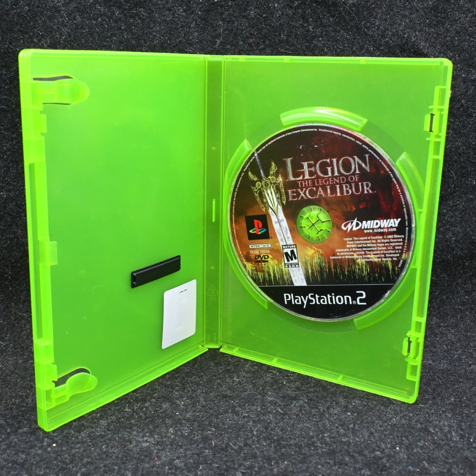 Legion The Legend Of Excalibur PS2 - DISC ONLY - Tested