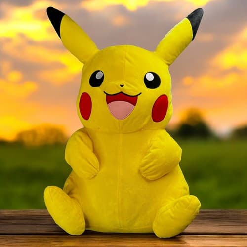 Nintendo Giant Pokemon Yellow Pikachu Plush 24" Game Freak 2022