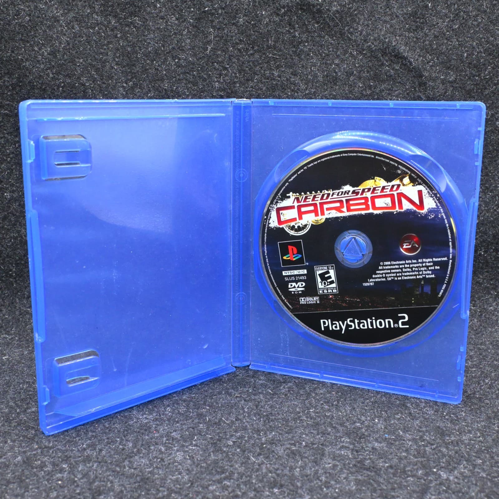Need for speed Carbon PS2 Playstation 2 - Disc only - Black Label -