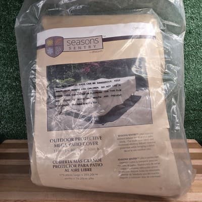 Seasons Sentry Outdoor Protective Mega Patio Cover 110 L x 80 W x 30 H CVP01567