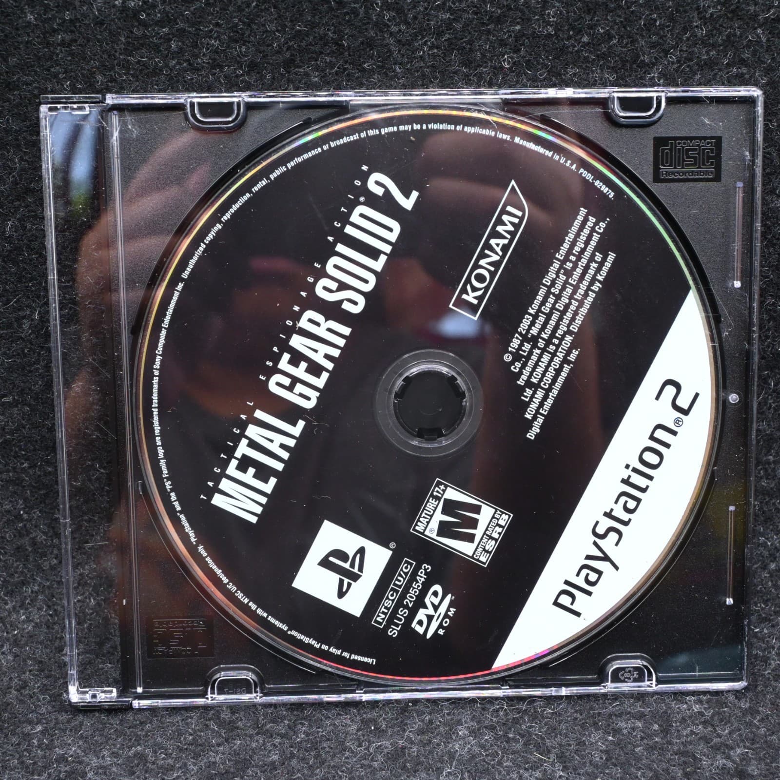 Metal Gear Solid 2: Substance, PlayStation 2 PS2 Disc Only, Essential Collection