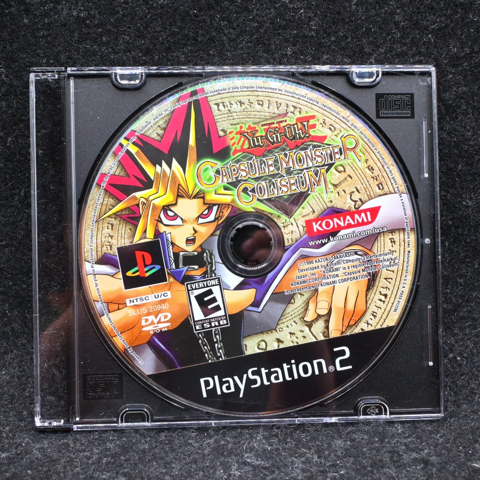 Yu-Gi-Oh! Capsule Monster Coliseum (PS2, 2004) Disc Only