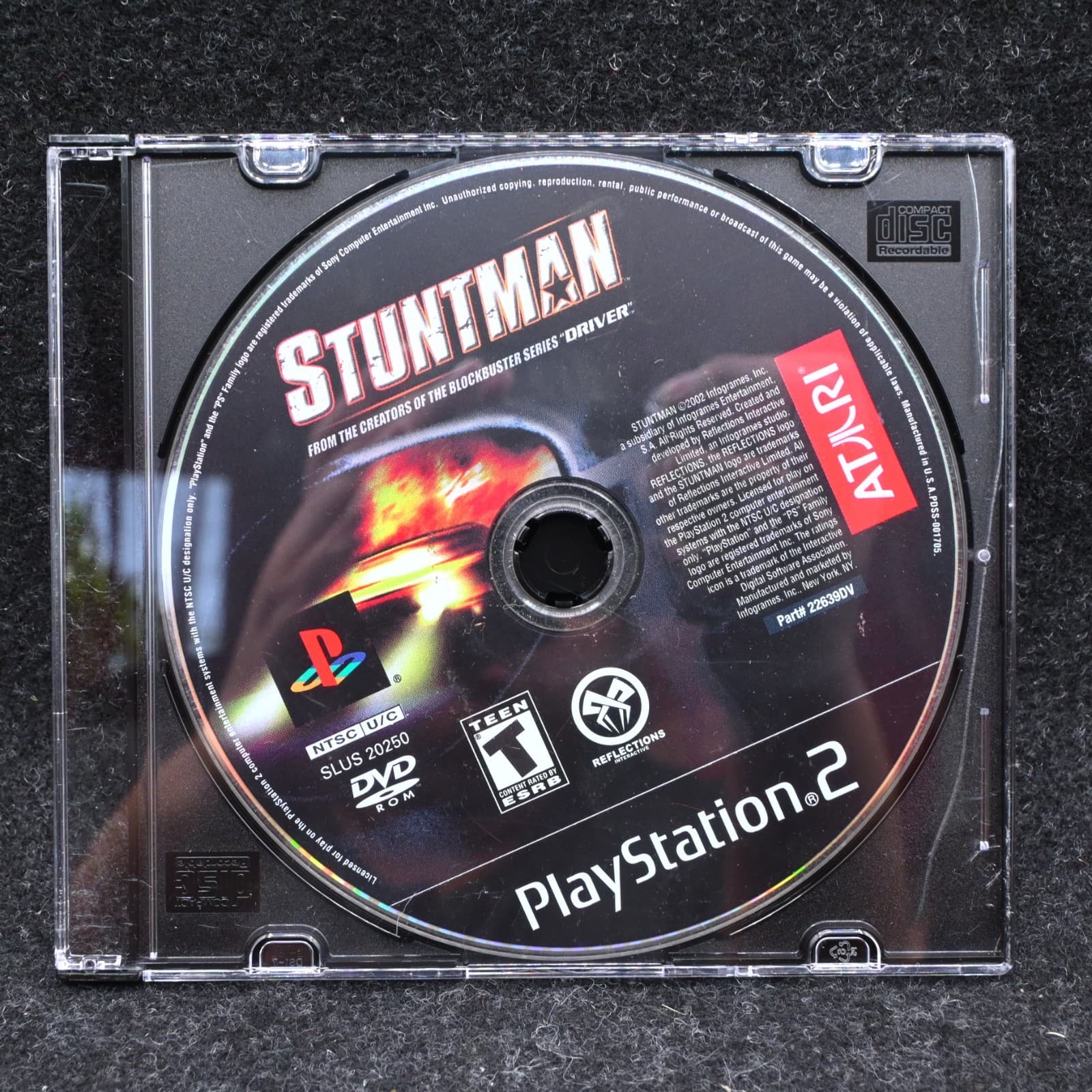 Stuntman Playstation 2 Disc Only PS2