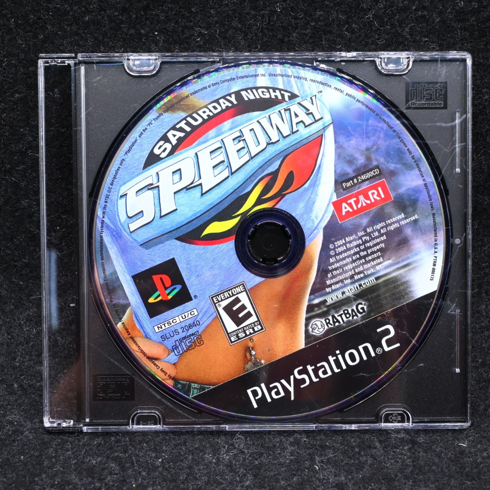 Saturday Night Speedway (PS2 PlayStation 2, 2004) Disc Only TESTED NO TRACKING